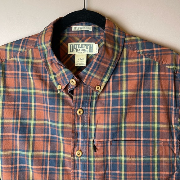 Duluth Beergarden Slim Fit Long Sleeve Shirt- Large Tall - Picture 3 of 13